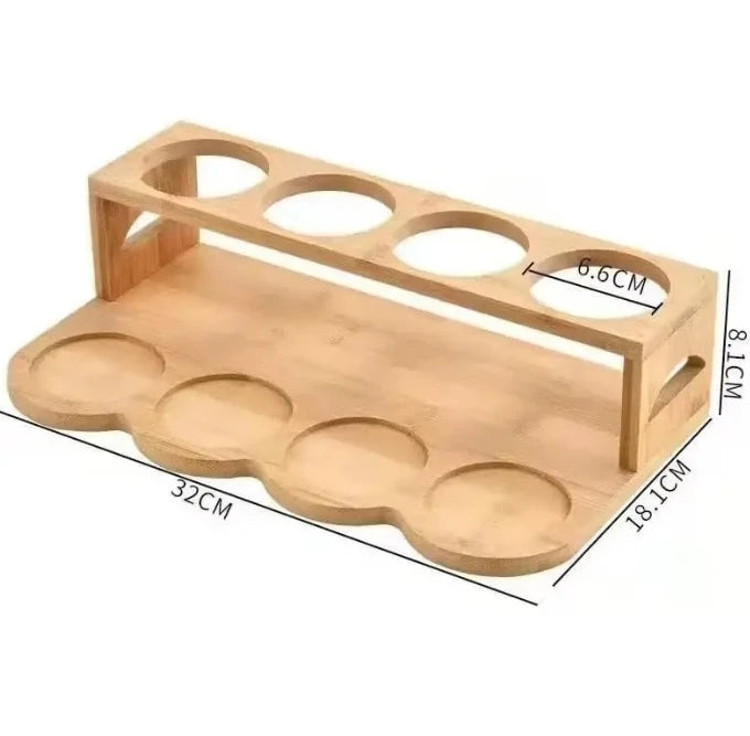 4-8 PCS + Bamboo Spoons Set Wide Mouth Glass Airtight Lid Spice Coffee Containers Glass Tea Canister Set Food Storage  Home Cooking Tools Sets Kitchenware Supplies