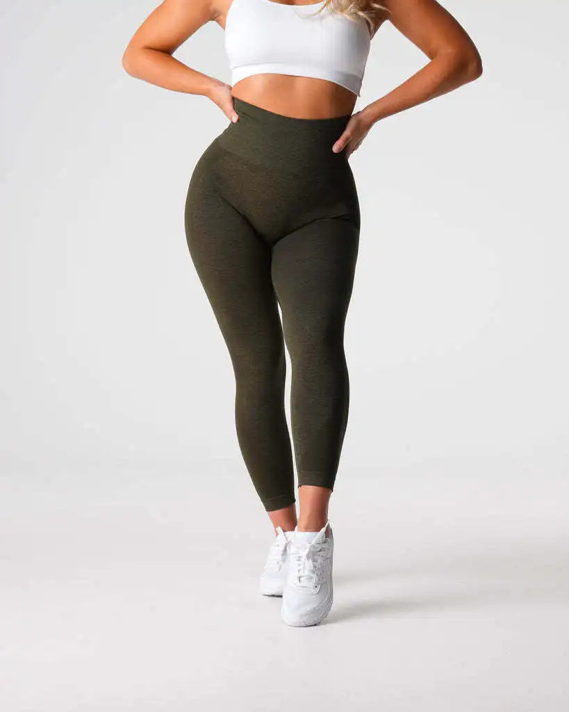 8 Colors Women's Sexy  Gym Compression Leggings Breathable High Waist Yoga Pants Customizable Women's Yoga Tight Leggings Sports Apparel Clothing Accessories