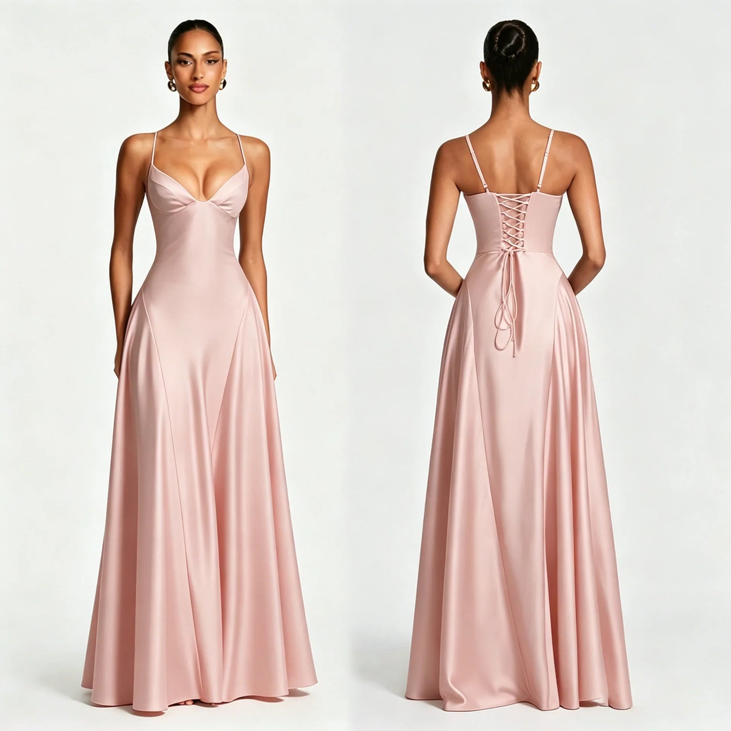 15 Colors Elegant Sling Women Spring Summer Dress Solid Sleeveless Off-Shoulder Slim Maxi Dresses  Lady Chic Evening Party Night Clubwear Prom Gown Ladies Luxury Clothing Supplies