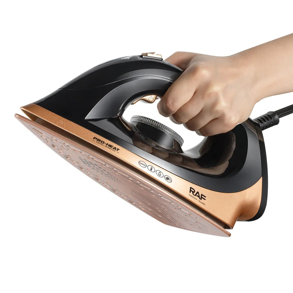 NEW Electric Steam Iron Ceramic Base Plate Large Steam Capacity High Power (220V-240V)Household Commercial Hotel Home Professional Laundry Supplies