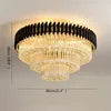 HOT SALE Villa Home Luxury K9 Crystal Ceiling Chandelier 5 Years Warranty Rectangle Ceiling Lighting Postmodern Luxury Crystal LED Lamps Fixtures Home for Living Room Dining Room Decoration Lighting Supplies
