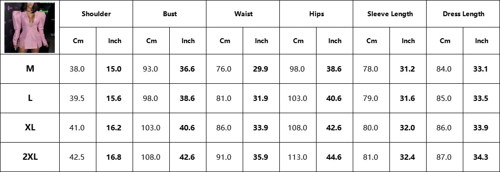 NEW Arrivals Big Size 6 Colors Spring Autumn  African Luxury Blazer Women Mini Sexy Club Wear Notched Collar Long Sleeve V-Neck Evening Night Party Wedding Birthday Celebrities Dress Blazer