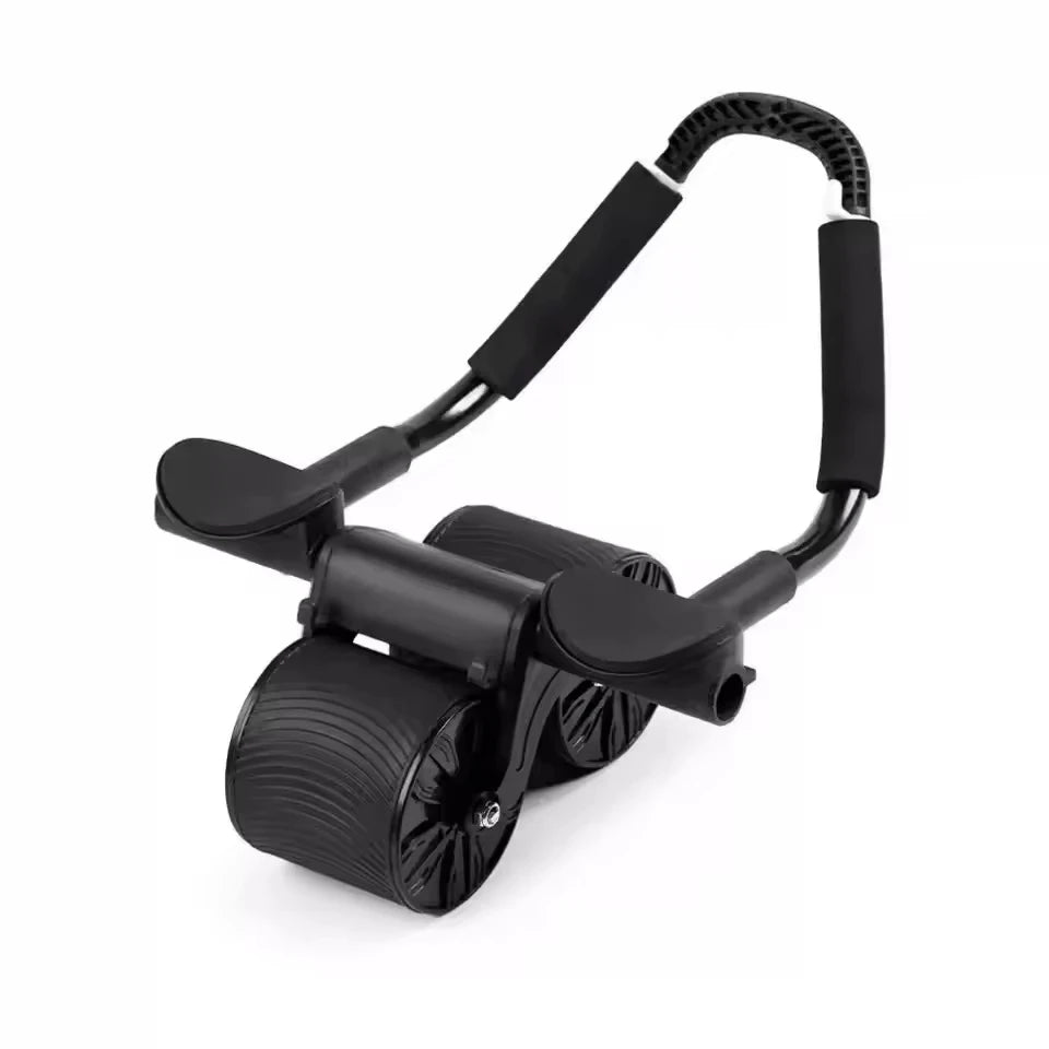 NEW Arrivals for Home Gym Household Fitness Equipment Automatically Rebounding Abdominal Wheel Elbow Support Roller Abdominal Wheel Counting Timer Women Men Workout Accessories Sport Supplies