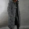 10 Colors S-5XL Plus Size Women's Trendy Long Cardigan Sweater Long Sleeve Single-Breasted Hooded Winter Coats for Ladies Women Knitted Sweater Coats