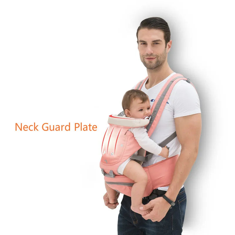 4 Colors 20Kg Load Bearing Ergonomic Baby Carrier Multifunction Four-Season & Breathable Infant Newborn Comfortable Carrier Sling Backpack Kid Carriage Baby Care Supplies