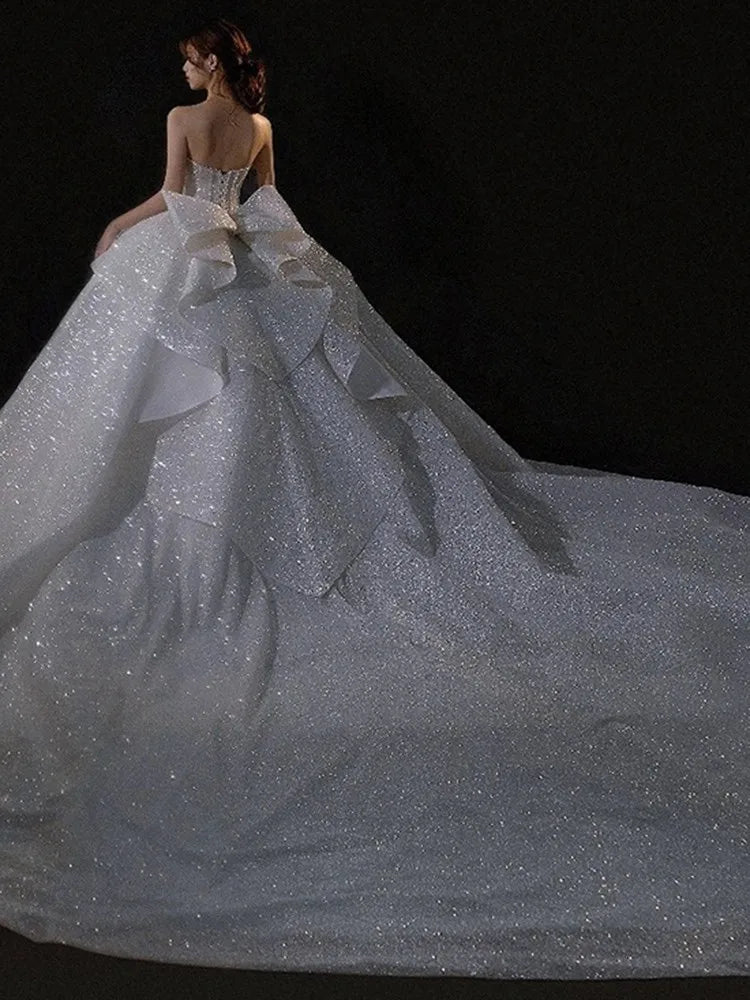 Boutique Gala HOT SALE S-4XL Plus Size NEW Modern Beaded Women's Luxury Wedding Dresses Bridal Gown Off Shoulder Latest Wedding Dress Evening Bride's Prom Party Wedding Ceremony Mermaid Bridal Gowns Ladies Formal Apparel Supp