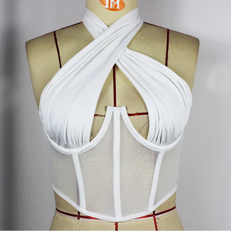 White/Black/Purple Color Hollow Out Crop Top Y2K Punk Tee Shirts for Women Asymmetrical Gothic Streetwear  Spring Sexy Skinny Club Clothes Tops Women Apparel Accessories