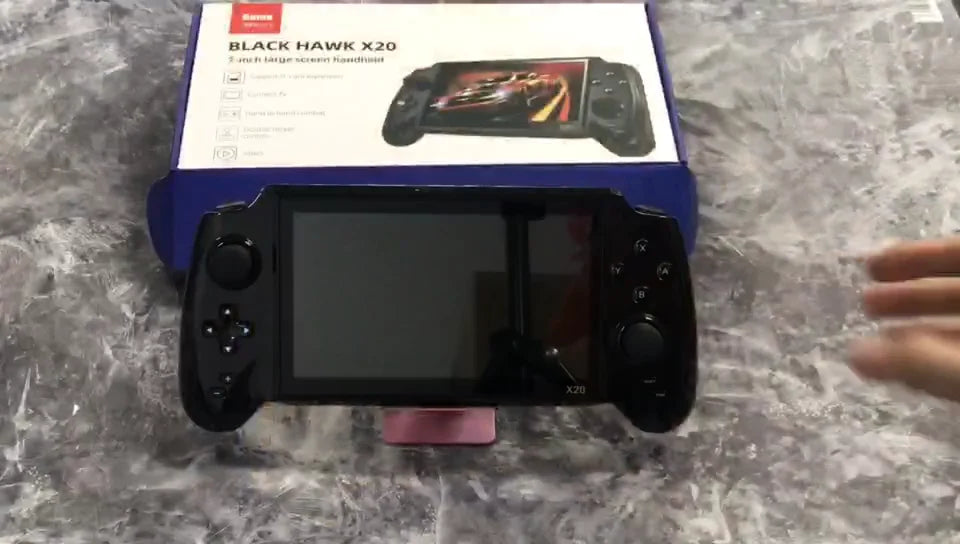 Hot Selling X20 Handheld Retro Video Games Console 16GB  7 Inch Screen Game Player Support Double Players