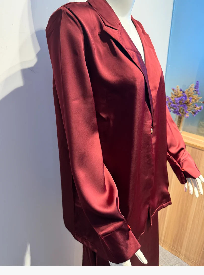 5 Colors XS-3XL Plus Size Islamic Middle East Women's Luxury Satin Dress Suit  Loose High Waist Modest Abaya Set Ankle Length Long Sleeve Elegant Fishtail Wedding Guest Birthday Evening Party Maxi Gowns Muslim Women's Clothin
