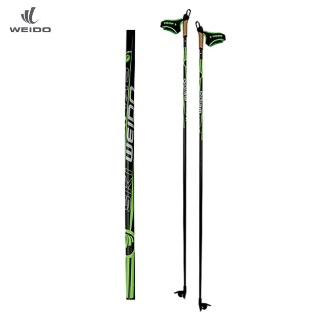 HOT SALE 100% Carbon Fiber Cross Country Professional Ski Racing Poles Alpine Pole Winter Snow Sports Flashing Roller Jump Hiking Equipment Winter Sport Accessories