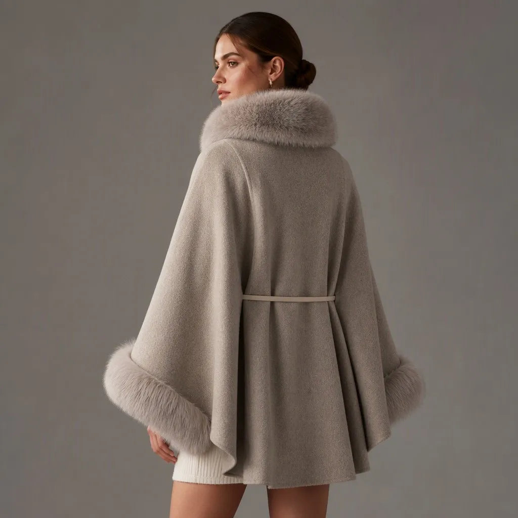 S-4XL Women's Handmade Wool Blend Overcoat Detachable Stand Collar Full Sleeve Covered Button Closure Solid 850g Winter Outerwear Women's Clothing Supplies