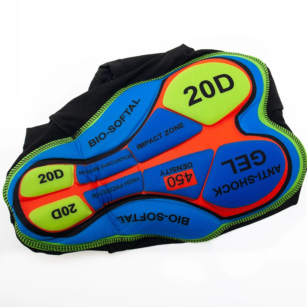 NEW Arrivals S-5XL Plus Size Quick Drying Breathable Anti UV Bicycle Pants Mountain Bike Clothing Men's Cycling Shorts With Gel 20D Padded The New Fashion Sports Apparel Accessories