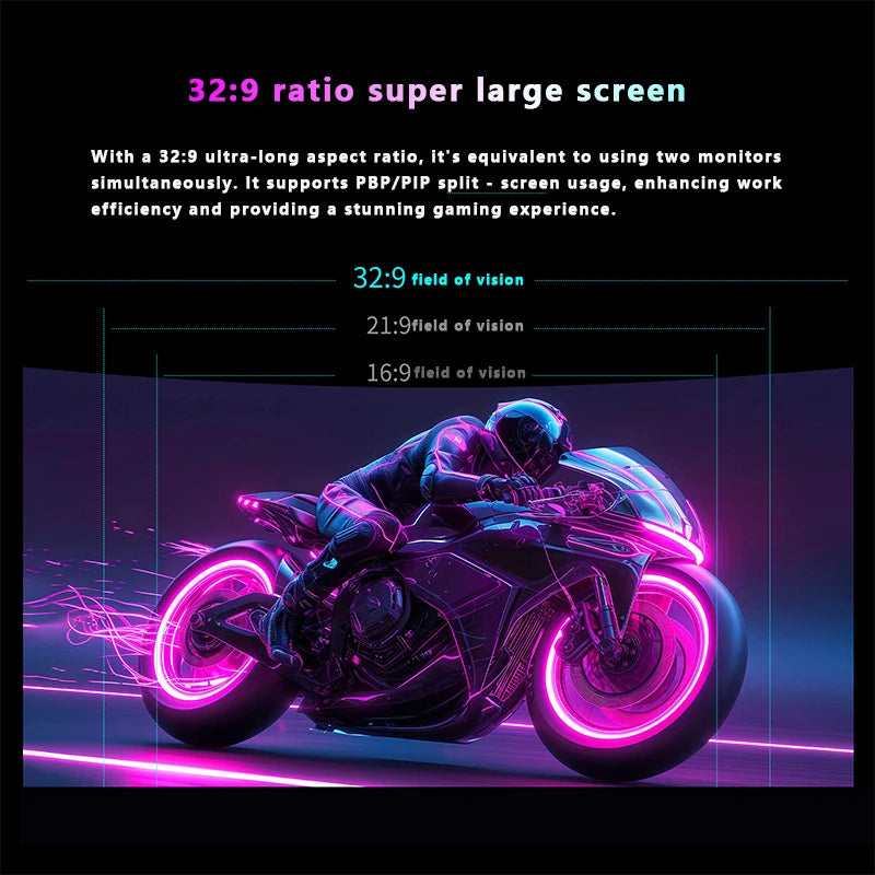 HOT SALE 49*-inch 5K 120Hz High Refresh Rate Curved Ultra-Wide IPS Panel 1ms Response Time 100% SRGB Gaming Monitor