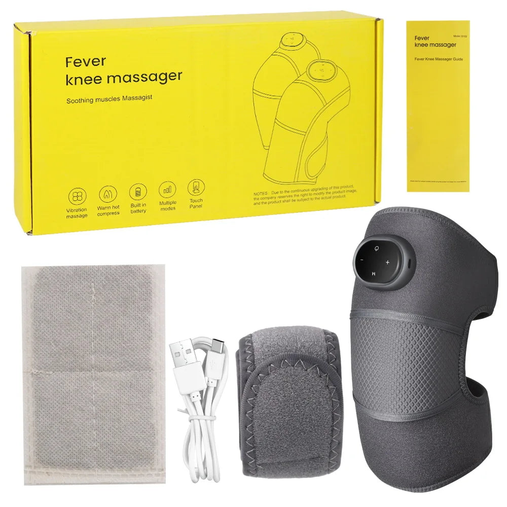 NEW Electric Heating Knee Protection, Moxibustion, Heating, Warming Joints, Male and Female Elderly, Knee Hot Compress Therapy Pain Relief Massager