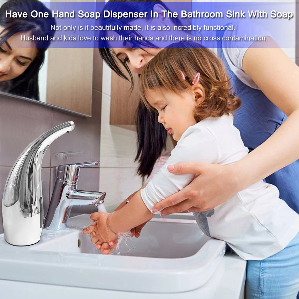 NEW Touchless Automatic Sensor Soap Dispenser Foam Smart Infrared Sensor Liquid Soap Dispenser Hand Sanitizer For Kitchen Bathroom Accessories