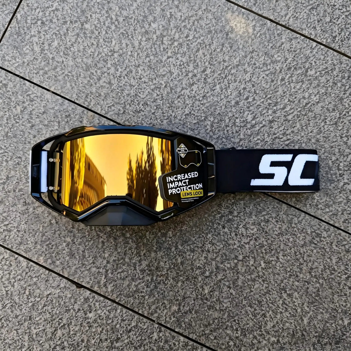 NEW American Motocross Motorcycle Top Quality Professional Goggles Halley Riding Eyewear Windproof Sports Glasses with Display Box Set