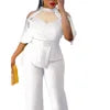 NEW Arrivals 2 Pcs Set 4 Colors African Women Tops and Pants Plus Size Fashion Casual Suit Europe America Suits Elegant Office Lady Clothing for Wedding Guest Birthday Evening Prom Party African Ladies Luxury Apparel Supplies