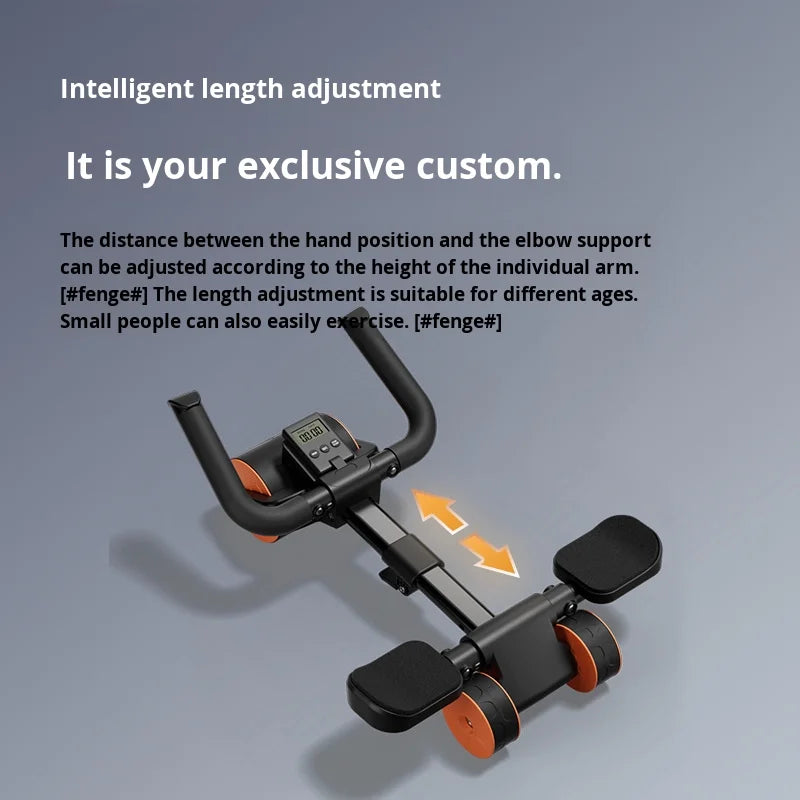 New Durable Multifunctional Home-Use ABS Abdominal Wheel Unisex Fitness Equipment Elbow Support Curling Exercise Home Gym Accessories Sports Supplies