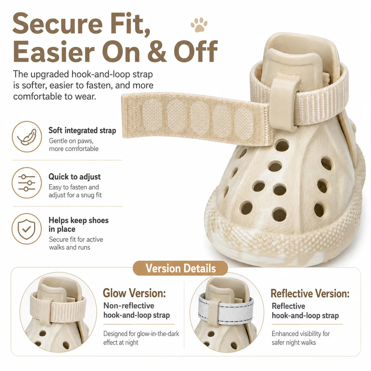 NEW Arrivals 8 Colors Hot Summer Pavement Dog Rain Shoes with Holes Anti Slip Paw Protectors Waterproof Noctilucent Dog Boots Night Walking Anti-Lost Shoes Pets Apparel Accessories