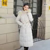 BEST PRICE 8 Colors S-3XL Women Winter Fashion Slim Winter Hooded Parkas Jacket Padded Warm Thicken Ladies Long Coats Parka Snow Outerwear Long Jackets Ladies Winter Apparel Supplies