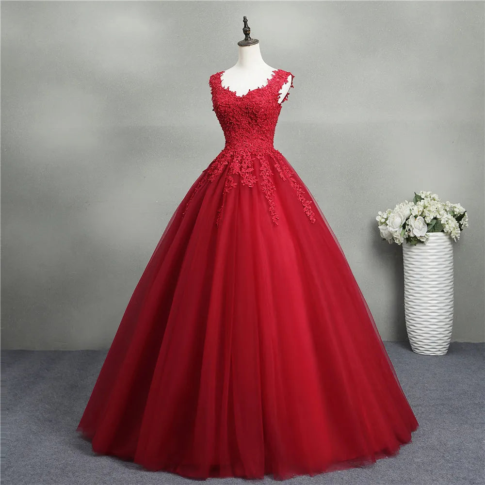 New Women's Red Wedding Dress S-2XL New Bride Wedding Princess Dream Bud V-Neck Tutu Dress Wedding Dress Women Luxury Apparel Supplies