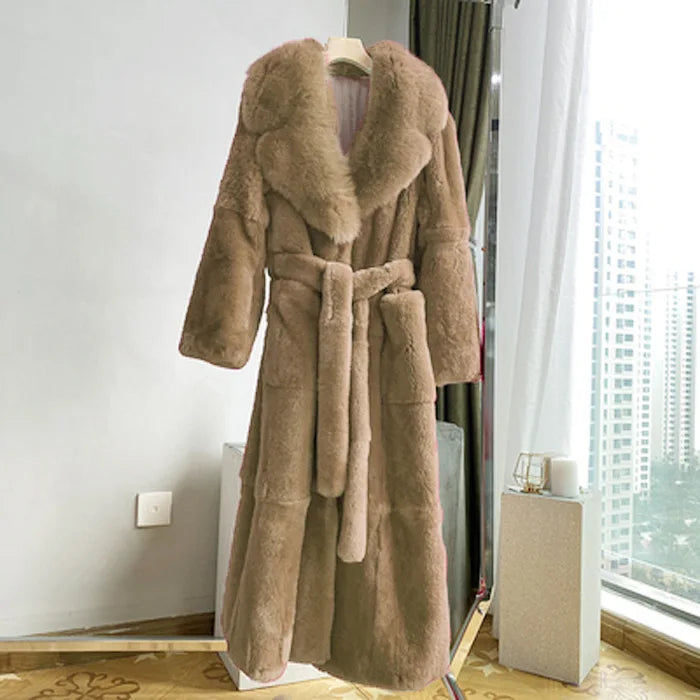 NEW Arrivals S-5XL 5 Colors Winter Long Luxury Faux Fur Coat Long Sleeve Mink Fur Coats Overcoat Women Outerwear Ladies Winter Luxury Fashion Apparel Products