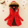BEST PRICE 10 Colors S-3XL Plus Size Long Sleeve Thick Warmth Clothing Autumn Winter Warm New Hooded Cotton Casual Jacket Snow Boots Outerwear Coats Women Winter Apparel Supplies