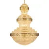 HOT SALE Villa Home Art Gallery Living Room Staircase Contemporary Exquisite Hotel Lobby Villa Mall Luxury K9 Crystal Ceiling Pendant Light Remote Switch Control Long Chandelier Lighting Supplies