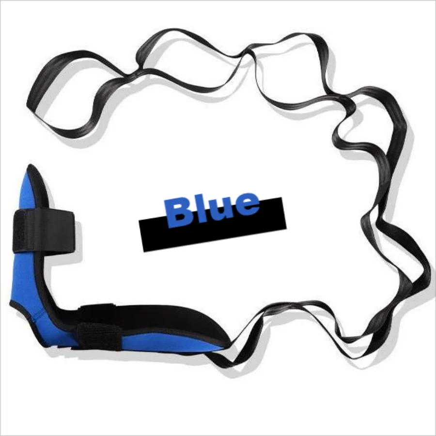 Home Gym Yoga Pilates Studio Unisex Foot Stretcher Strap Yoga Stretching Band Leg Stretch Belt Muscle Relaxation Flexibility Ankle Stretching Strap Women Men Workout Accessories