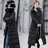 NEW Arrivals 7 Colors M-3XL Plus Size Autumn Winter Women's Comfortable Parkas Coat Thick Warm Woven Block Hooded Jacket Long Parker Coat Casual Outerwear Ladies Winter Clothing Supplies