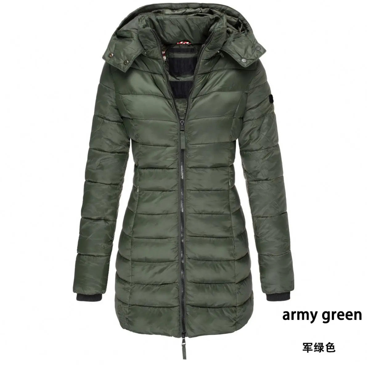 Hot Sales 8 Colors S-3XL Plus Size  High Quality Winter New Women Cotton Padded Women Long Slim Body Warm Down Cotton Padded Coat Parka Jackets Women Outerwear Winter Apparel Supplies