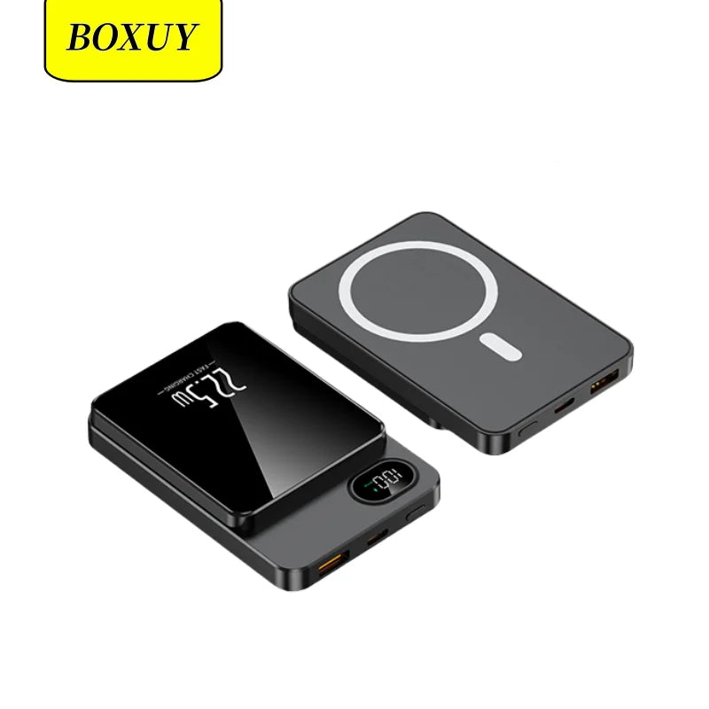 Sell Well  PD20W TYPE-C Quick Charge 5000mah Wireless 15W Fast Charge  Portable Mini 10000mAh Magnetic Q9 Power Bank for Phone