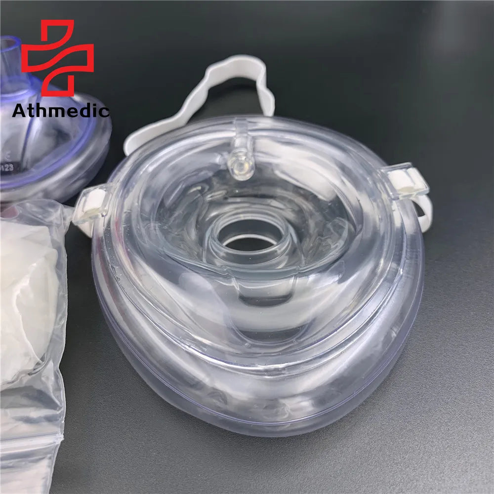 NEW Promotion Resuscitator Training First Aid Emergency CPR Mask Kit CPR Mask in Nylon Bag Infant CPR Mask Kit Emergency Health Care Accessories