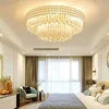 HOT SALE Villa Home Living Room Italian Modern Luxury K9 Crystal Ceiling 3 Layers Lamp Hotel Lobby Wedding Banquet Hall Art Decoration Ceiling Light Villa Living Bedroom Lighting