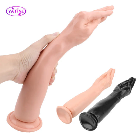 40cm Artificial Hand Anal Plug For Women Vaginal Butt Dilator Men Anus Expander Big Dildos Female Masturbator Sex Toys Adults 18