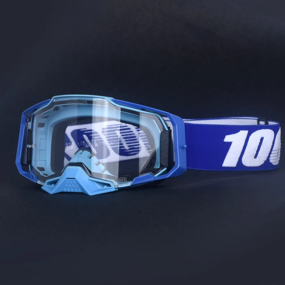 28 Colors New Upgrade Version Motocross Motorcycle Goggles Off-Road Quick Release Helmet Eyewear Can be Equipped with Myopia Glasses  Riding Skiing Glasses