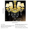 Home Villa Living Room 6/8/15/18 Lights Maria Theresa European Luxurious Crystal Pendent Lamps Yellow Candle Lamp Warm Art Decor Living Room Bedroom Restaurant Hotel Villa Chandelier