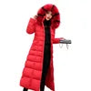 BEST PRICE 8 Colors S-3XL Women Winter Fashion Slim Winter Hooded Parkas Jacket Padded Warm Thicken Ladies Long Coats Parka Snow Outerwear Long Jackets Ladies Winter Apparel Supplies