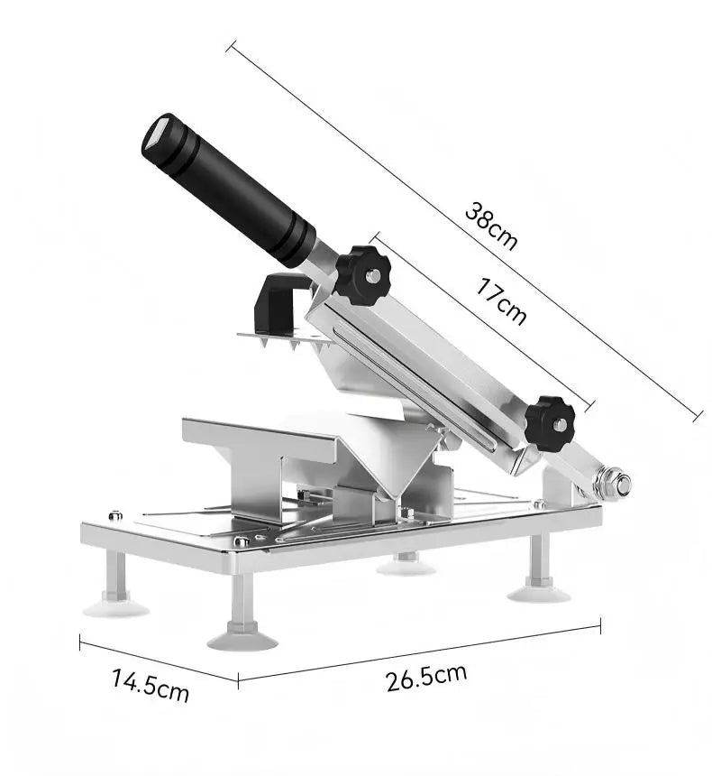 Multifunctional Manual Meat Professional Slicer Stainless Steel Household and Commercial Frozen Meat Roll Beef Slicer Artifact Cutter Kitchenware Supplies Cooking Tools