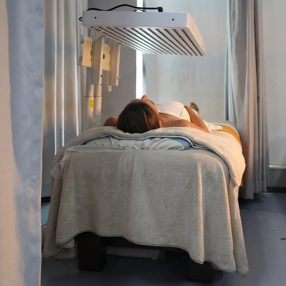 2160W Full Body Professional Standing Red LED Light Therapy Adjustable Frequency Red Light Therapy for Pain Relief and Body Healing Women Men Health Care Supplies