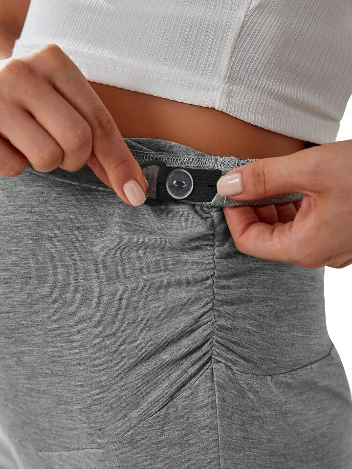 Black/Dark Gray/Gray Color S-XL  Custom logo Women's Maternity Lounge Pants Over-the-Belly Jogging Bottoms Long Pregnancy Yoga Trousers Loungewear Outdoor Activewear
