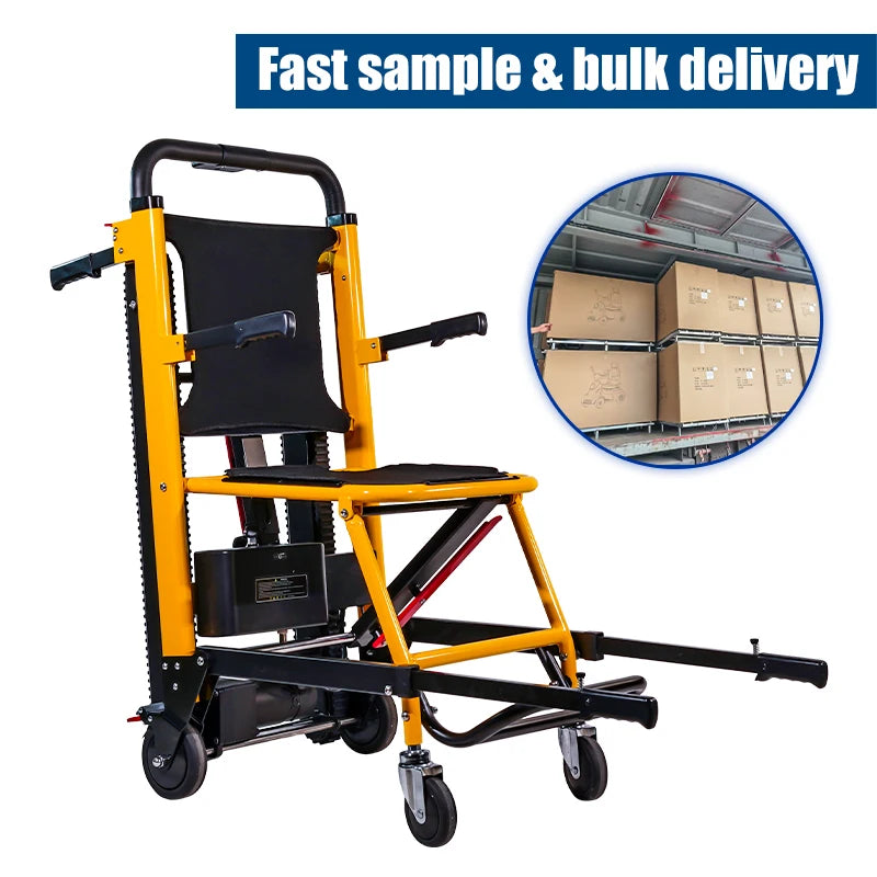 HOT SALE Aluminum Alloy Lithium Battery Climbing Stairs (40 Stairs Lper Minute) Wheelchair Electric Climbing Machine, the Elderly Disabled People Can Use for Outdoor and Indoor Activities