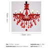 Villa Home Living Room Maria Theresa European Style Luxury K9 Crystal Pendent Lamps 6/8/15/18 Lights Red Candle Lamp Luxurious Art Decoration Living Room Restaurant  Bedroom Villa Chandelier