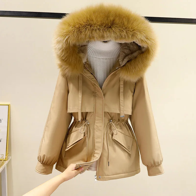 NEW Arrivals 8 Colors S-3XL Plus Size Winter New Pies to Overcome All the Women's Short Cotton-Padded Jacket Loose Coat Jacket Outerwear Coats Casual Streetwear Clothes Women Winter Apparel Supplies