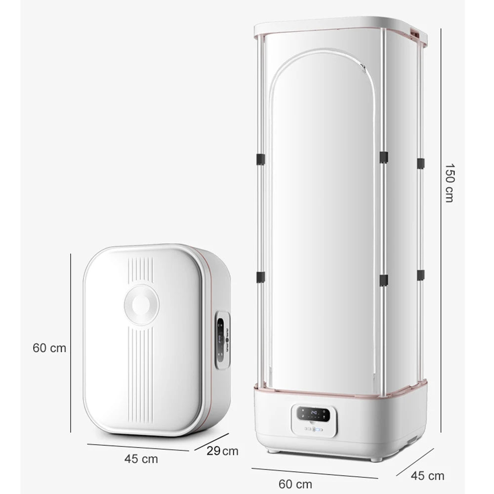 HOT SALE Household Smart Steam Clothes Care Machine Sterilization Cabinet and Mite Removal Automatic Drying Ironing Machine Clothes Dryer Electric PTC for Home Hotels Use