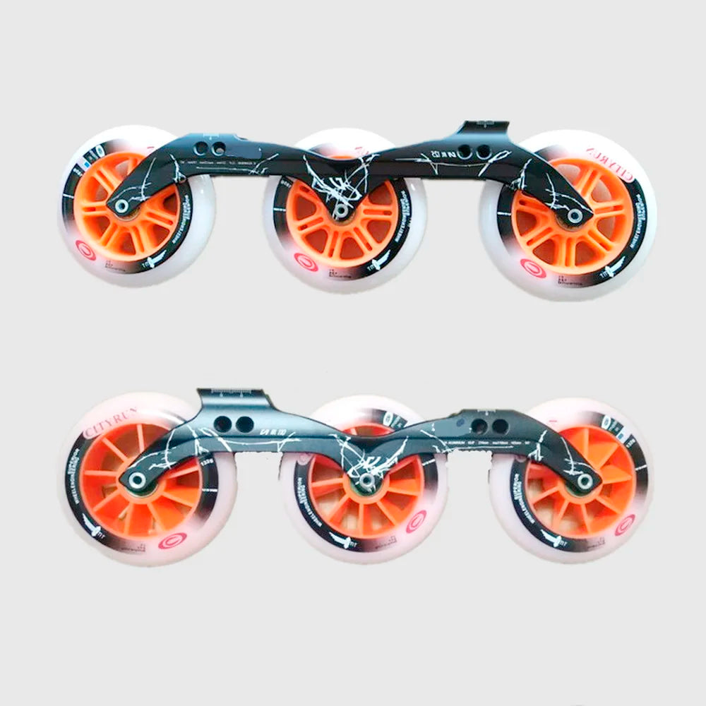 VIR Professional Speed Frame Light CNC Aluminum Alloy Inline Skates with PU Wheel Roller Shoes for Slalom Speed Riding Skateboard Parts Accessories