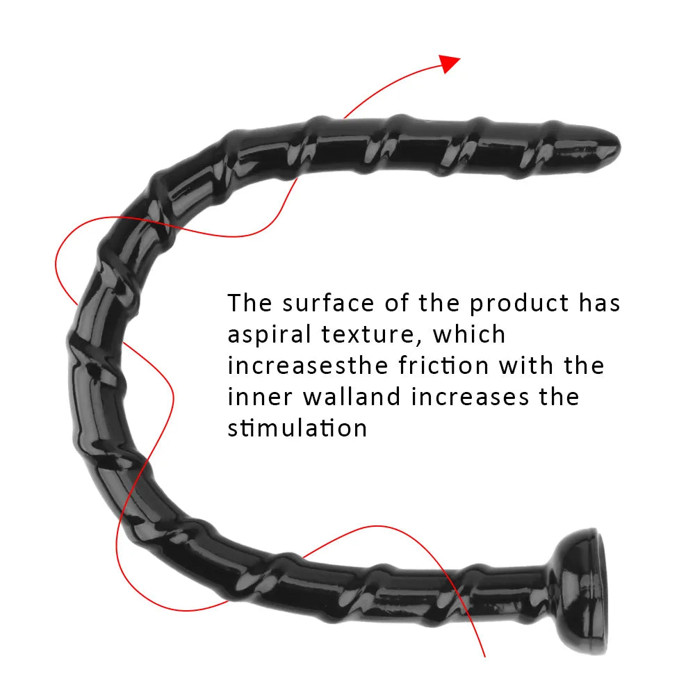 50cm Long Whip Dildos Silicone Anal Plug Sex Toys For Woman Man Prostate Massager Butt Dilator Masturbation Machine Erotic Shop