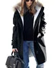 BEST PRICE S-3XL Plus Size Women's Autumn and Winter Warm Ladies Hooded Outdoor Fur Collar Women's Jacket Hooded Windbreaker Trench Coats Ladies Clothing Supplies.