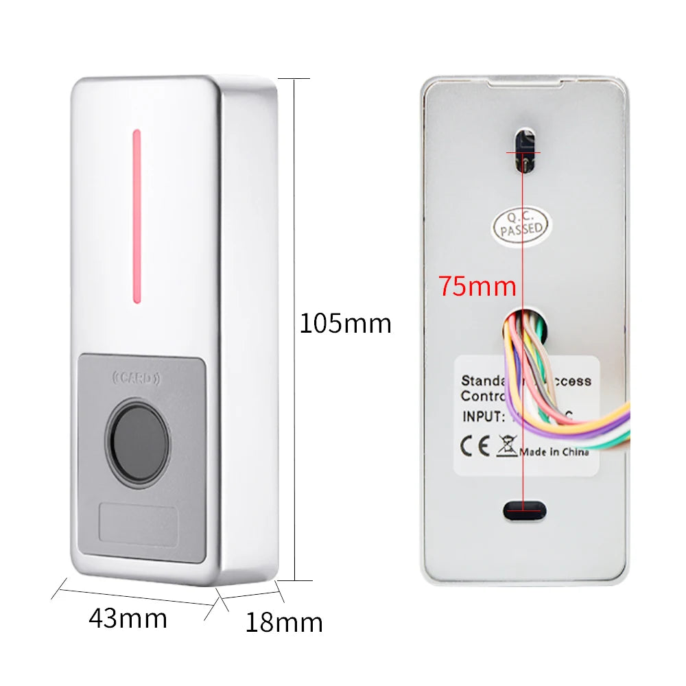 NEW Arrivals Home Villa Hotels Office H18 WI-FI  APP TUYA 125Khz/13.56MHZ RFID Access Control  IP67 Waterproof Anti-Vandal Temporary 10000 User Remote Unlock Home Smart Devices Security Supplies