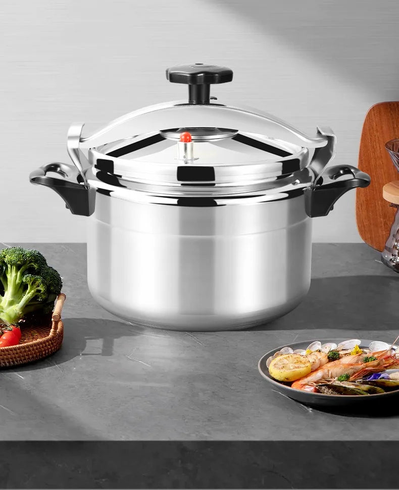 Commercial Pressure 3L Cooker Aluminum Alloy Casserole Fast-Cook Industrial Bottom Polished Kitchenware Accessories Home Cooking Tools